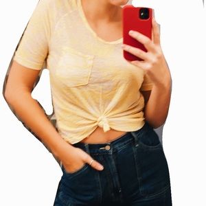 Urban Outfitters BDG Yellow / Mustard Top
